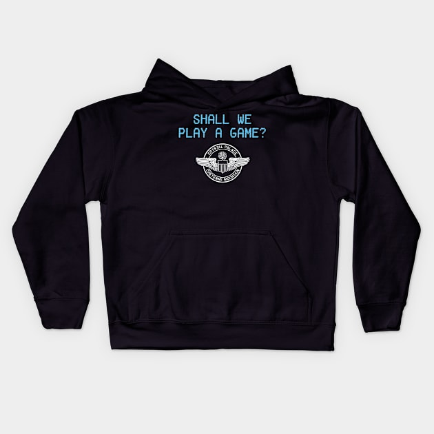 WarGames Tourist Kids Hoodie by PopCultureShirts